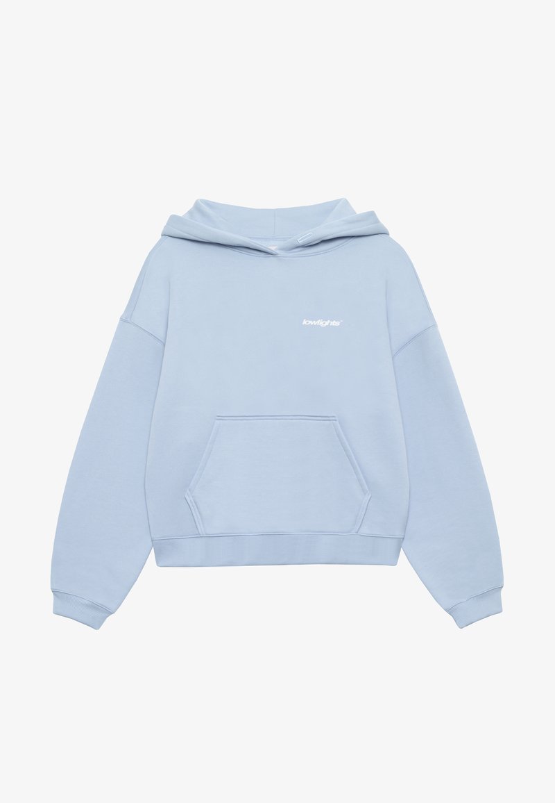 LOW LIGHTS STUDIOS® BASIC LOGO HOODIE - Φούτερ - sky blue