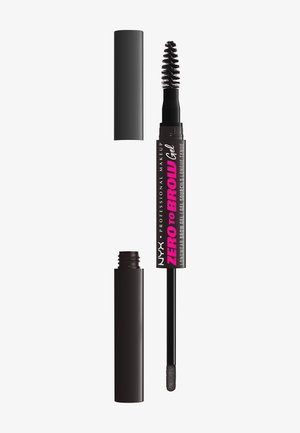 NYX PROFESSIONAL MAKEUP ZERO TO BROW AUGENBRAUENGEL - Gel sourcils - black