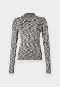 MOCK NECK - Pullover - light grey melange