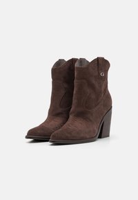 Guess JALELLA2 - Ankelboots med høye hæler - brown