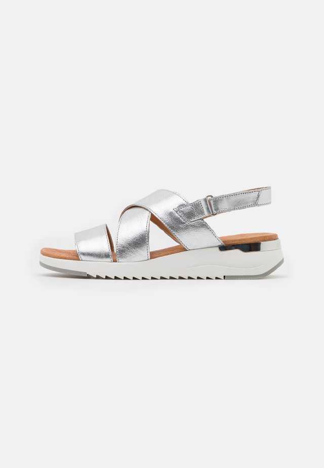 Women's Wedge Sandals silver Wedges ZALANDO UK