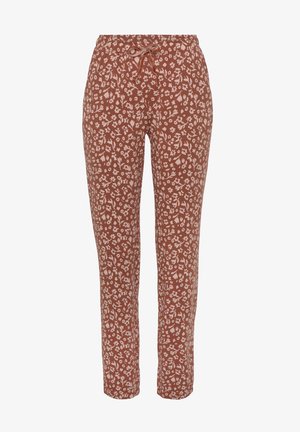 LASCANA VD COSY DREAMS - Nachtwäsche Hose - rot geblümt