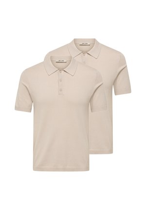 2 PACK - Poloshirts - silver lining