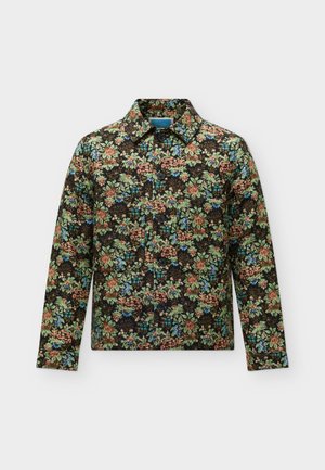 Only & Sons, ONSCASSEL FLOWER JAQ 8533 YFM DNM JACK - Chemise - dark blue /jacquard flowers