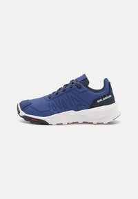 Salomon PATROL PLAY UNISEX - Hikingskor - blue print/white/carbon
