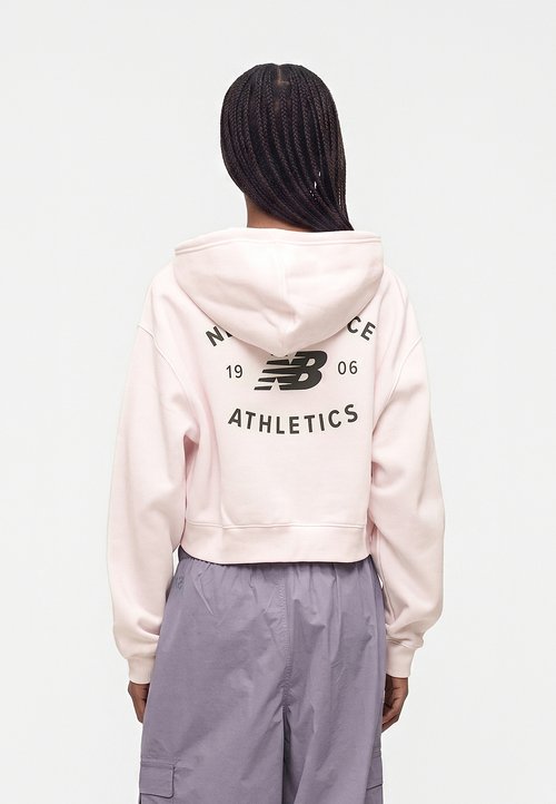 New Balance REIMAGINED FULL ZIP - Zip-up sweatshirt - pink salt — foto 3