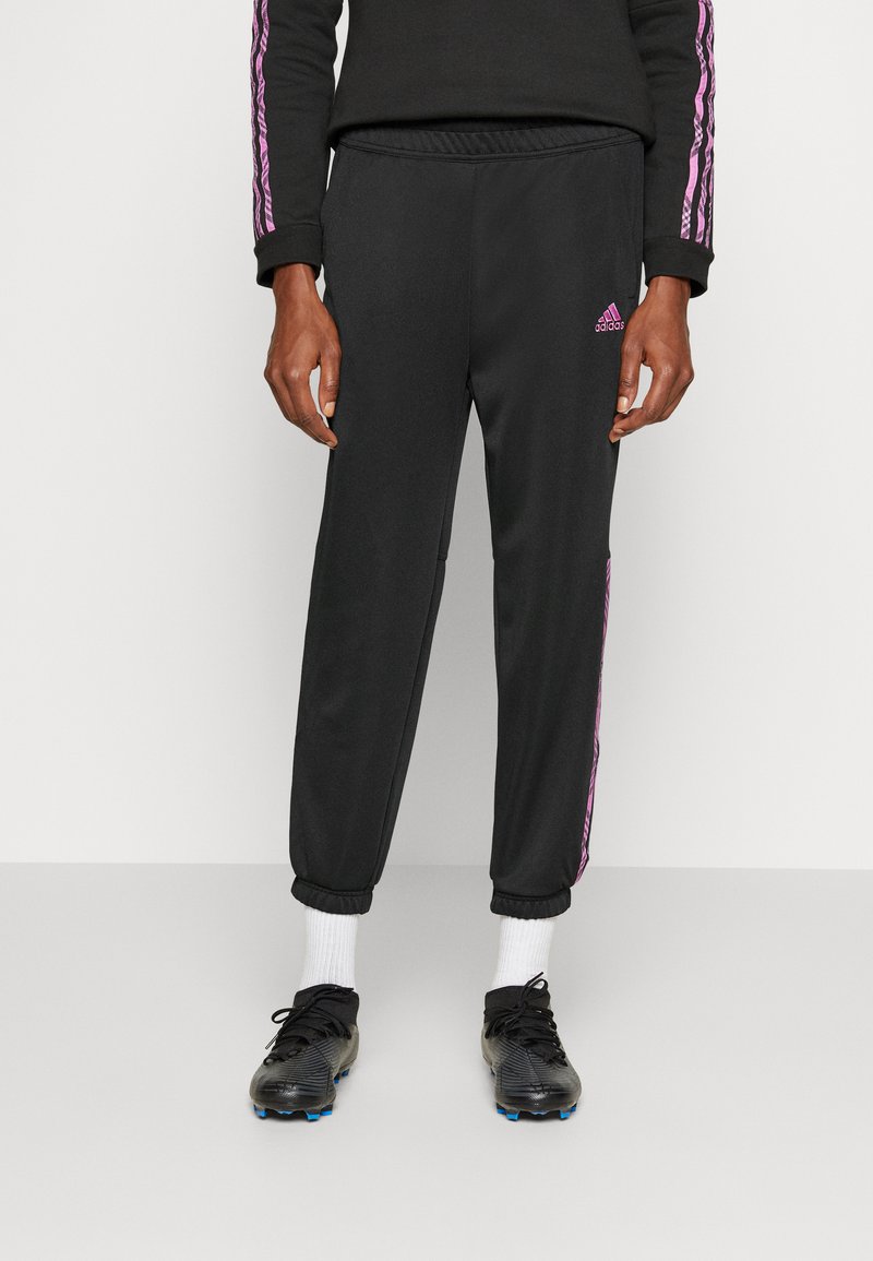 adidas Performance TIRO 7/8 PANT AWAY DAYS - Jogginghose - black/pulse lilac