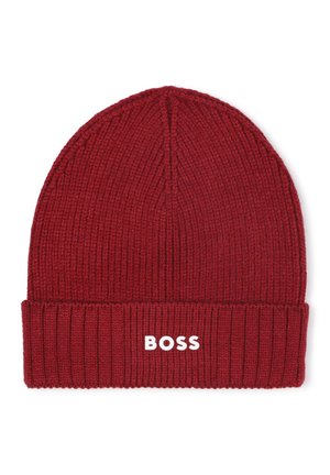 BOSS Kidswear JUNIOR PULL ON HAT - Adīta cepure - dark red