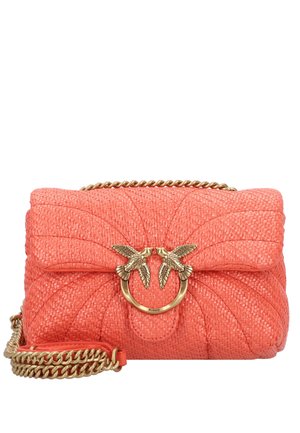 LOVE PUFF MINI QUILT - Cross body bag - arancione