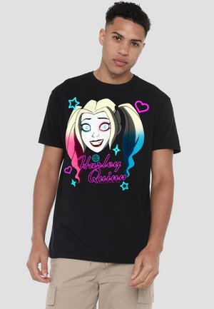 Cotton Soul, HARLEY QUINN ANIMATED SERIES HARLEY HEAD - Print T-shirt - black