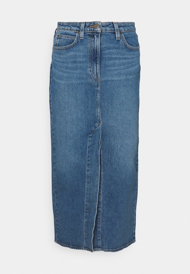 ULTRA LONG SPLIT - Denim skirt - vintage lewes