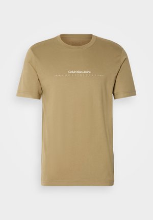 Calvin Klein Jeans MINIMAL LOGO TEE - Basic T-shirt - gothic olive