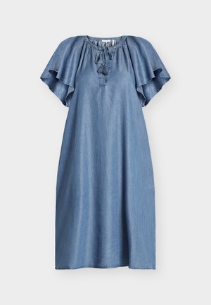 TOM TAILOR, Robe en jean - clean light stone blue denim