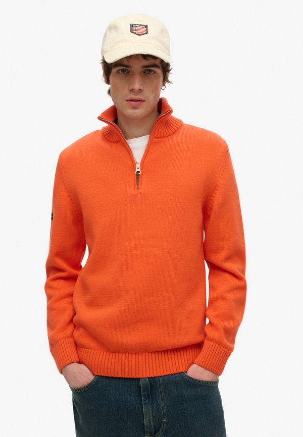 CLASSICS HALF-ZIP - Strickpullover - orange