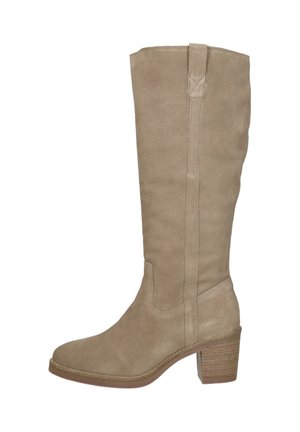 Laarzen met hoge hak - taupe