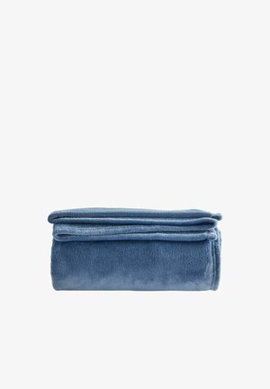 Next, PLUSH FLEECE THROW UNISEX - Throw - blue