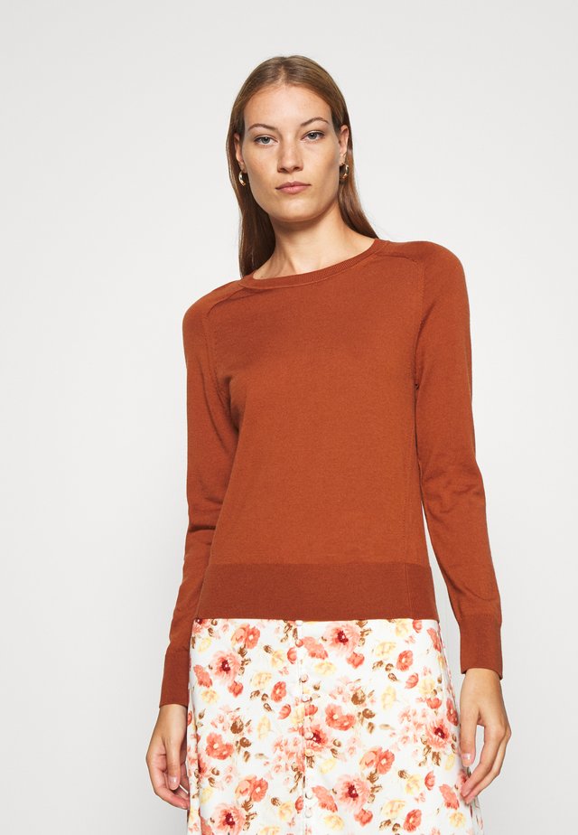 CREW SOLIDS - Pullover - chai spice