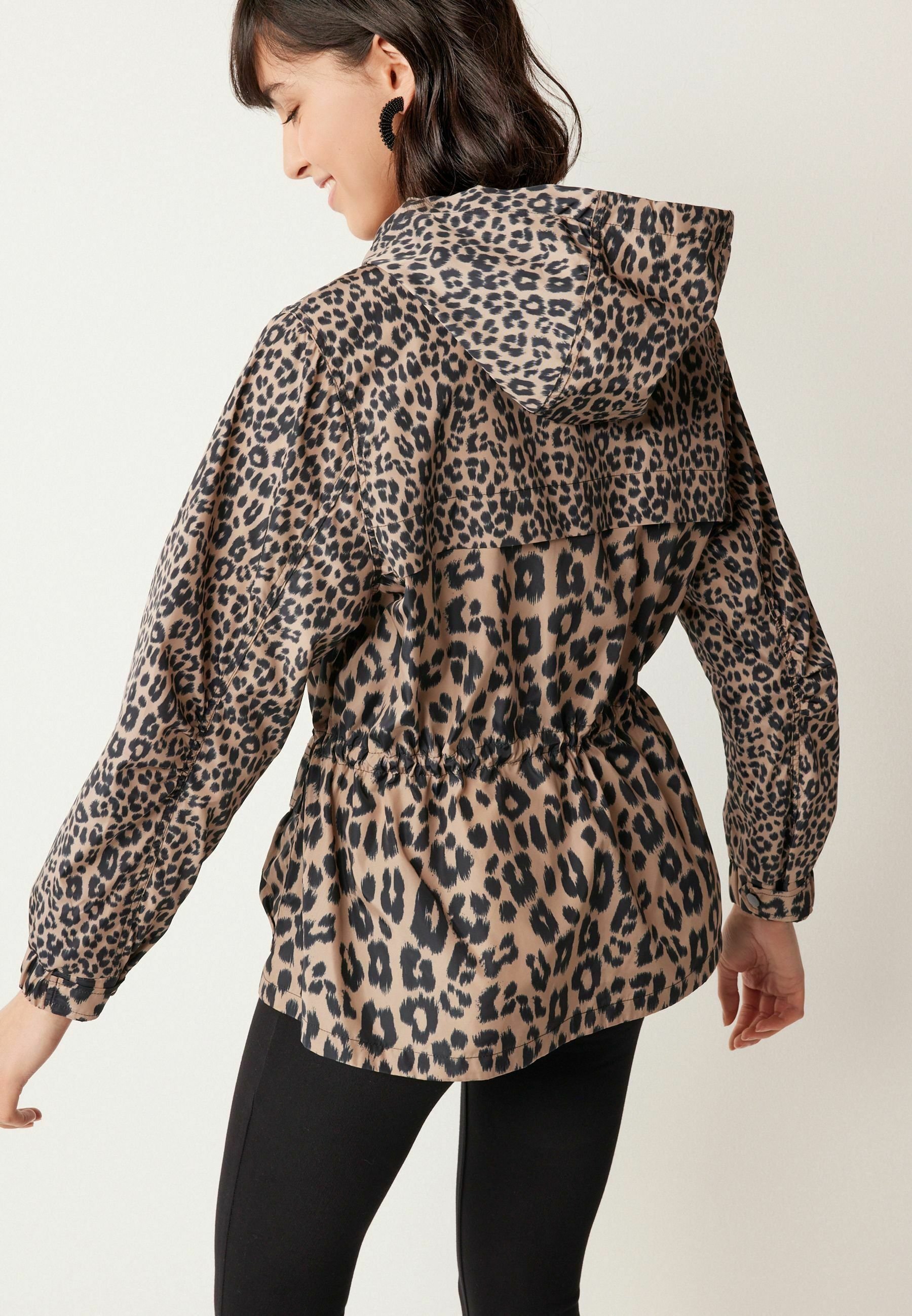 leopard print jacket next