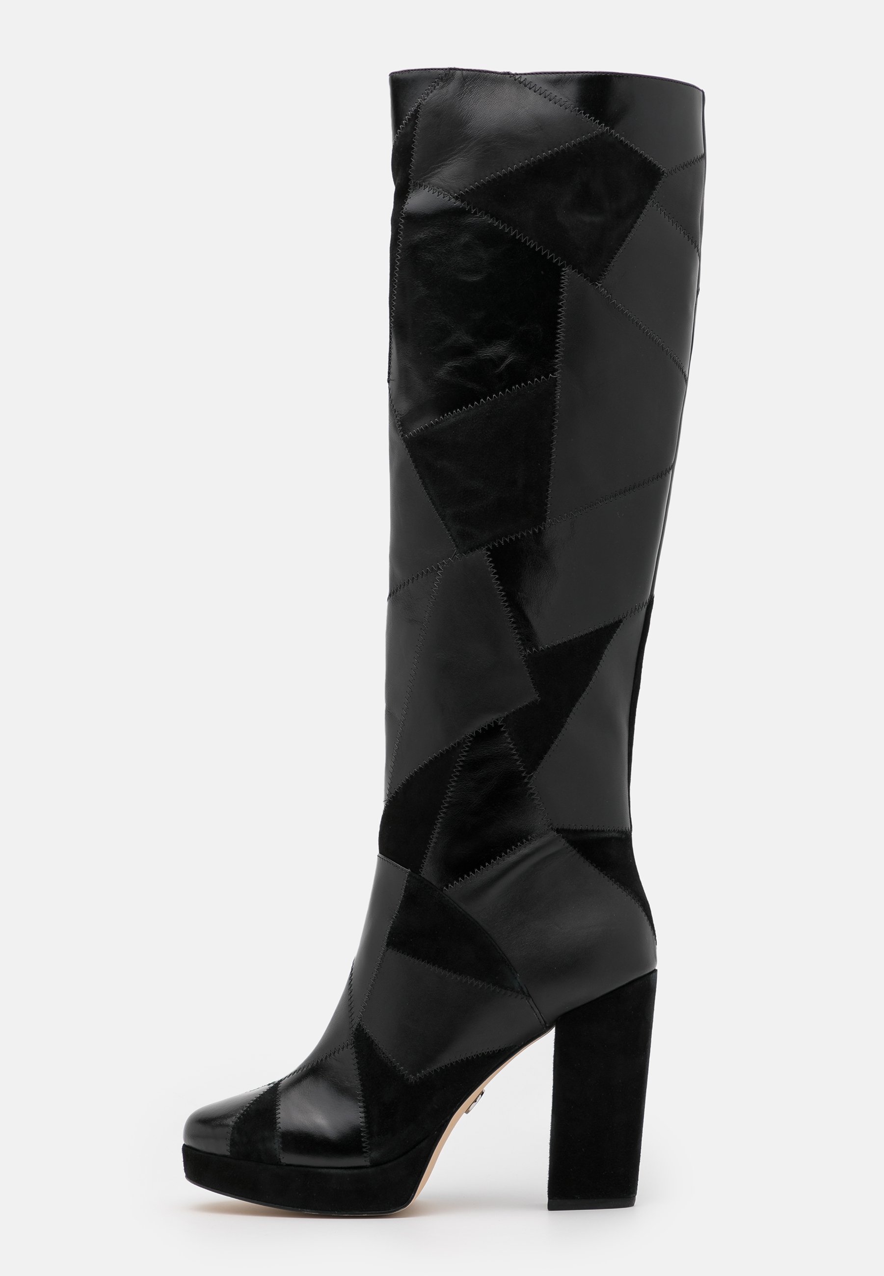 michael kors tall black boots