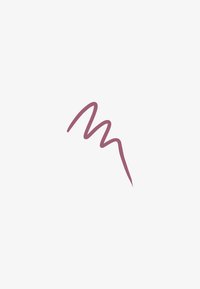 Abstrakt design i dempet mauve farge, med en bølget linje mot en lys grå bakgrunn, som understreker glatte kurver og enkelhet.