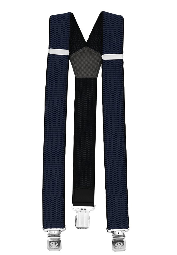 HOSENTRÄGER 4CM BREITE Y-FORM VERSTELLBARE LÄNGE MIT CLIPVERSCHLUSS - Sonstige Accessoires - dunkelblau