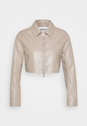 ONLY Petite ONLSARAMY JACKET - Műbőr dzseki - fungi