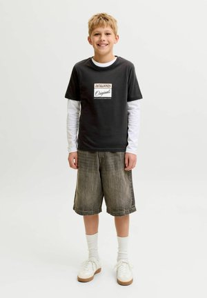 Jack & Jones Junior, T-SHIRT T-SHIRT JUNIOR - T-shirt con stampa - black