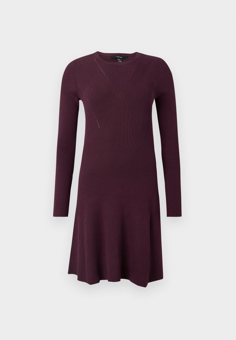 Vero Moda Gebreide jurk bordeauxrood