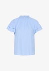 KAFLOOR - Blouse - light blue white stripe