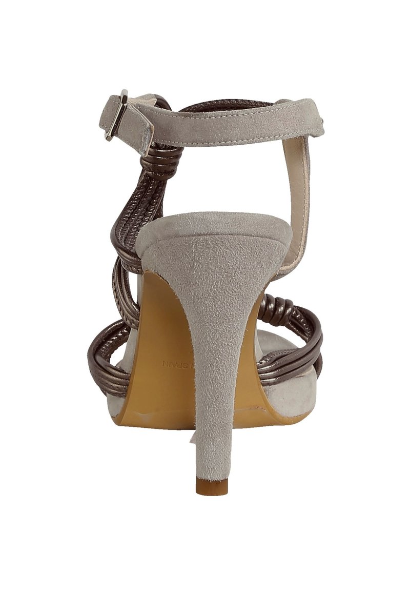 Damen Pumps | Alba Moda High Heel Sandalette bronzefarben/bronze - WF76037 Damen Pumps | Alba Moda High Heel Sandalette bronzefarben/bronze - WF76037