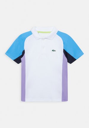 TENNIS POLO TOUR UNISEX - Polo - white/argentine blue /navy/ blue/neva purple