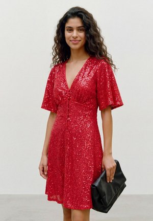 Vero Moda, DRESS VMSTELLA MIDI DRESS - Robe de soirée - scarlet sage