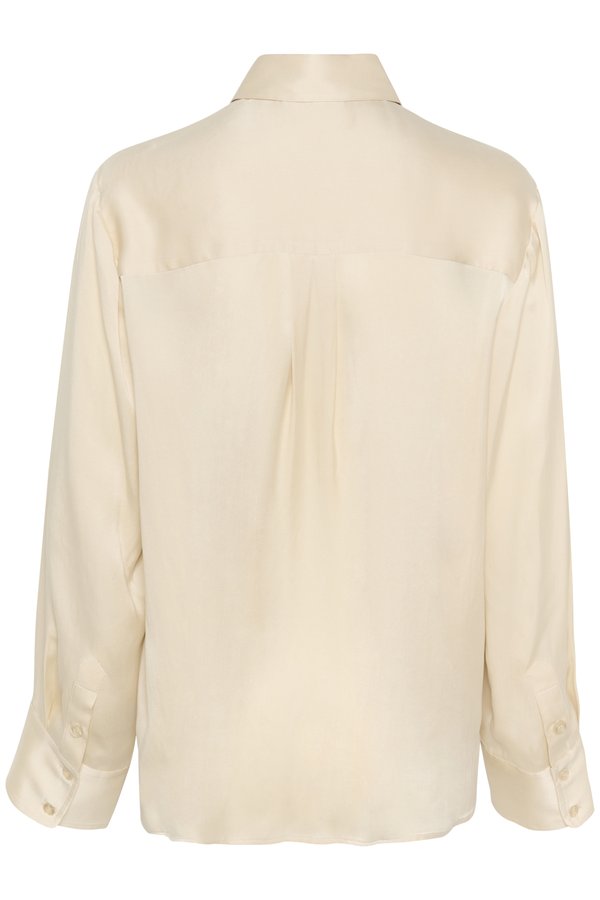 SILKE - Button-down blouse - birch2