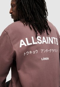 AllSaints Felpa - deep mauve purple