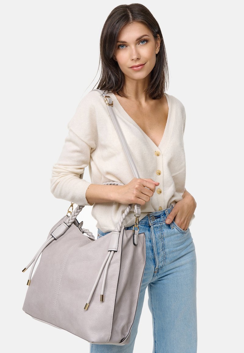 Harpa LETTIE - Shopper - light grey