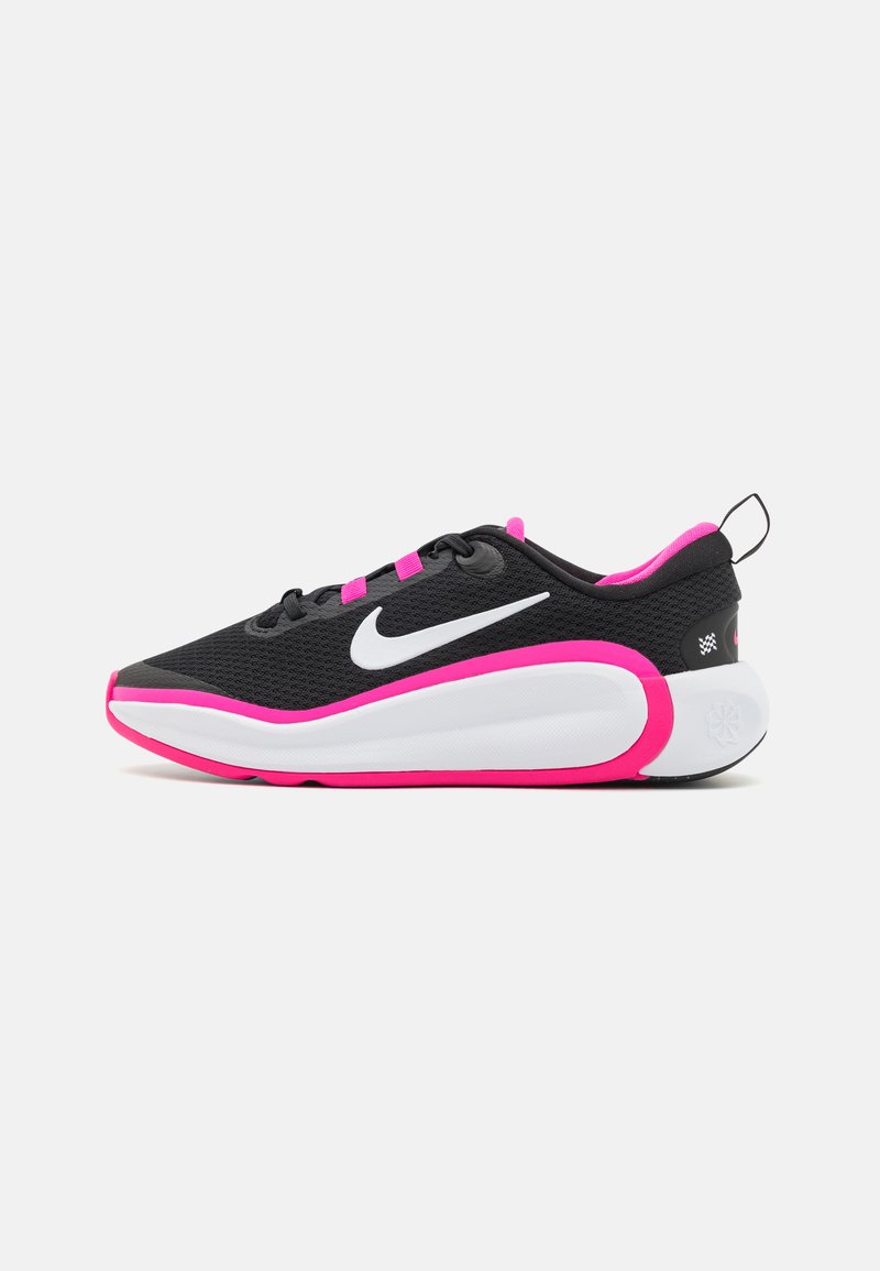 Nike Performance - INFINITY FLOW UNISEX - Nøytrale løpesko - black/white/laser fuchsia, Forstørre