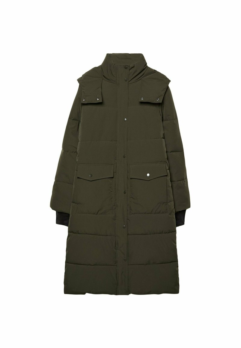 Stradivarius Wintermantel groen
