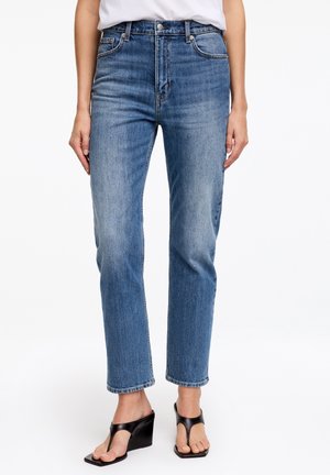 ARKET, ARKET JADE CROPPED SLIM JEANS - Jeans fuselé - laser denim