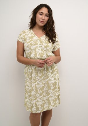 KAJENN - Hverdagskjole - brown chalk paisley print