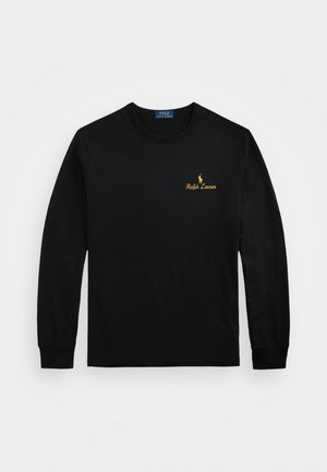 STANDARD FIT LOGO JERSEY T-SHIRT - Top s dlhým rukávom - black