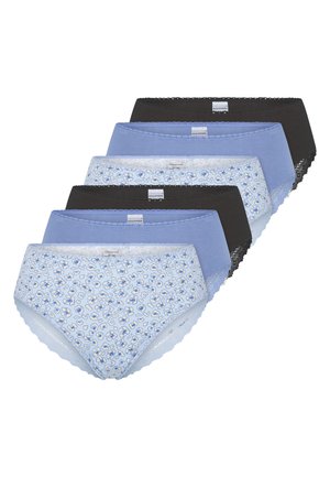 MODERN 6-PACK - Trusser - hellblau,blau,schwarz