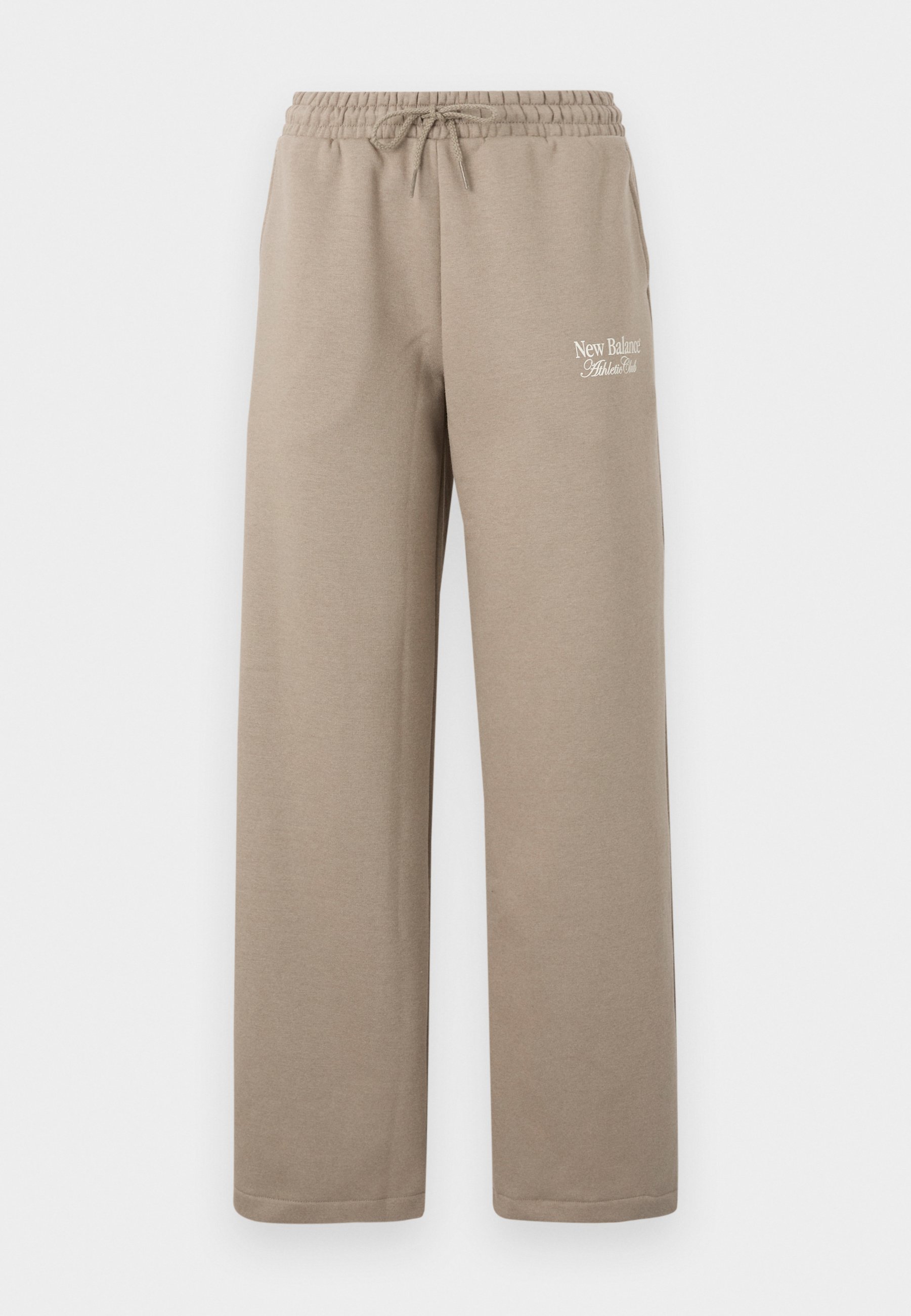 ★★New Balance★★ Cotton Deep Tuck Wide Banding Pants Beig New Balance WIDE LEG JOGGER - Tracksuit bottoms - dockside