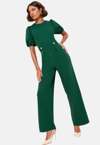 SLEEVE BUTTON WAIST  - Overal - bottle green