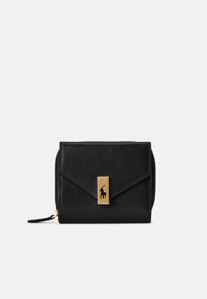 POLO ID LEATHER COMPACT WALLET - Lommebok - black