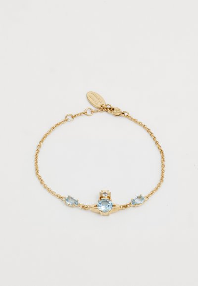 Vivienne Westwood JOAQUINA BRACELET - Armbånd - gold-coloured/light blue