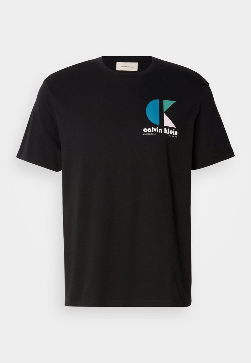 Calvin Klein Jeans T-shirt print zwart
