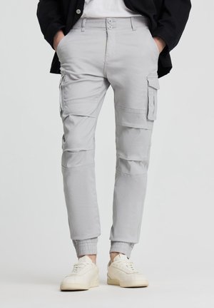 Terranova, PANTALONE LUNGO TINTA UNITA - Pantaloni cargo - grigio cemento