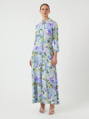 YASSAVANNA LONG DRESS - Blusenkleid - clear sky/alicca