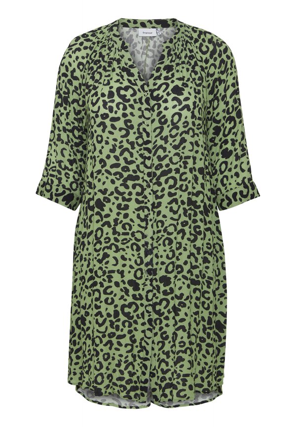 FPJOYCE - Shirt dress - forest shade mix3