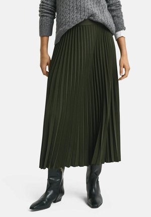 MIDI  - Jupe trapèze - dark moss green